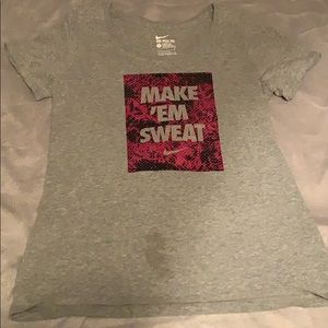 “Make ‘em sweat” Nike dri fit tee
